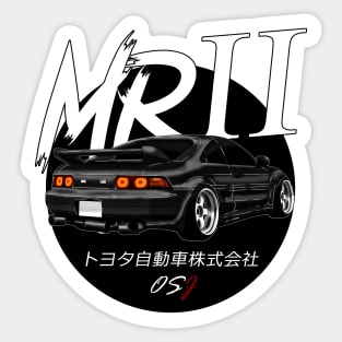 JDM MR2 Black Sun Edition Sticker